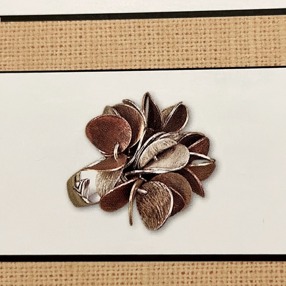 Silpada sterling silver,brass and copper cha-cha ring